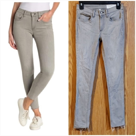 Rag & Bone ankle skinny jeans in Burmese - Picture 1 of 15